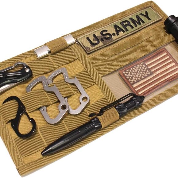 Other - Molle Visor Panel Organizer, Tactical Car Sun Visor Cover Molle Webbing Compatib